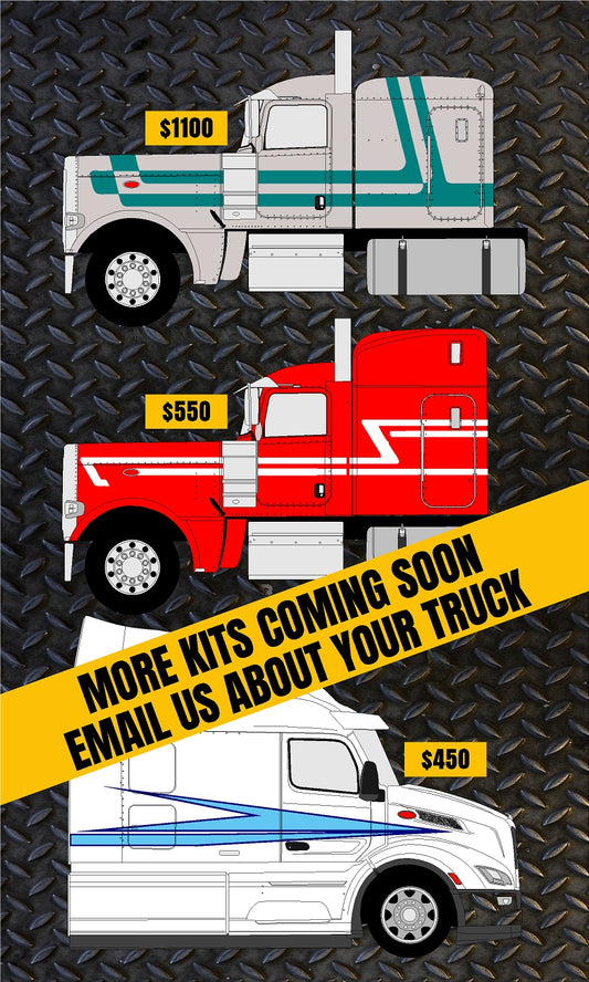Peterbilt DIY Truck Stripe Kit
